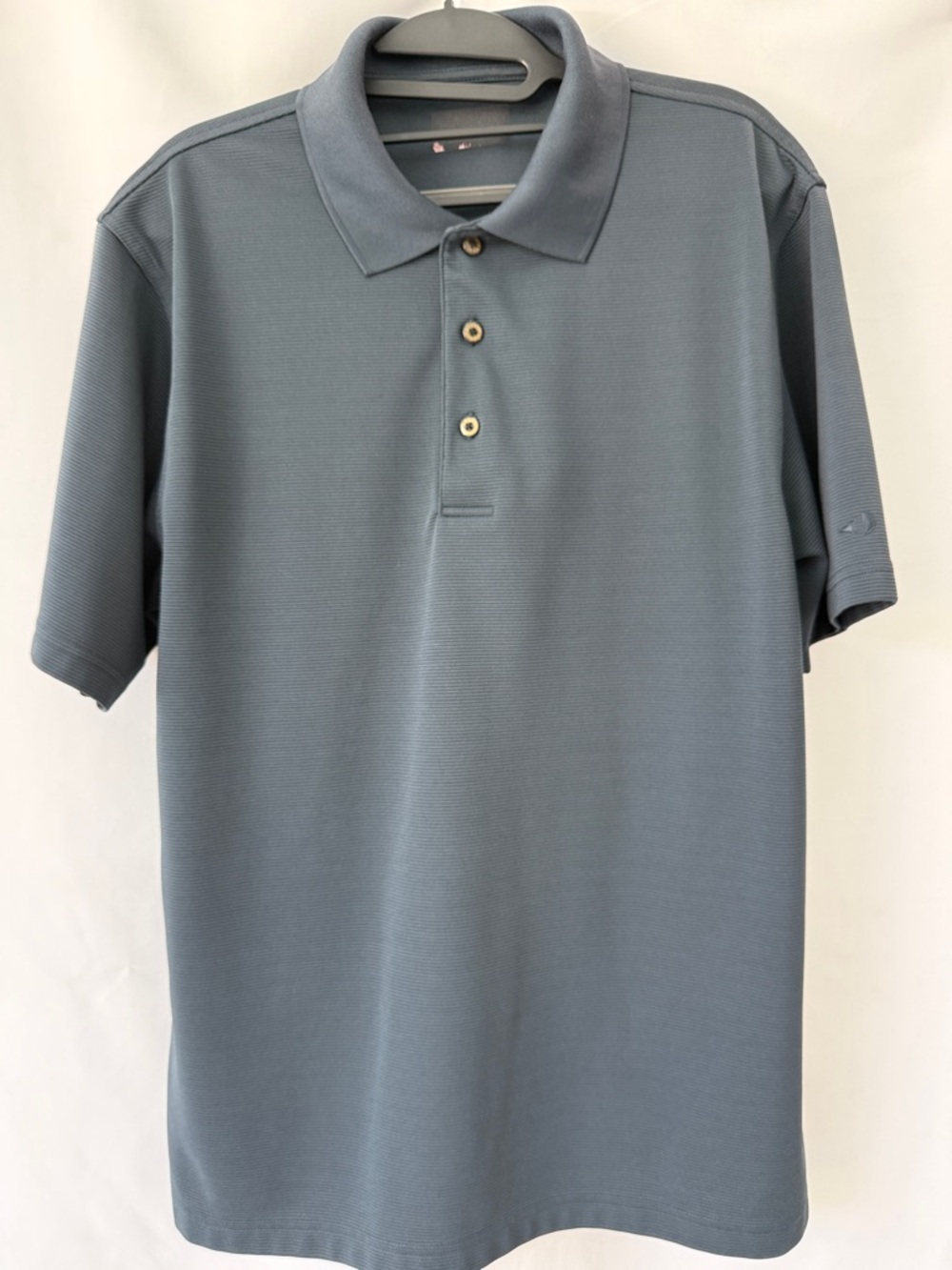 Classic Men's Golf Polo Shirt - Steel Blue